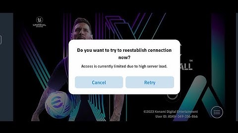 Access is currently limited due to high server load Problem solve.