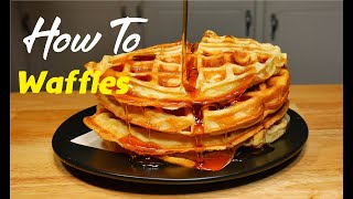 How To Make Waffles Easy Simple