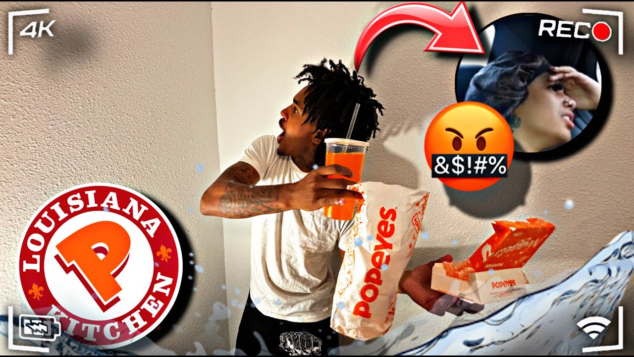 THROWING MY GF FOOD OUT THE WINDOW PRANK GONE WRONG😳 * SHE BROKE UP WITH ME *💔