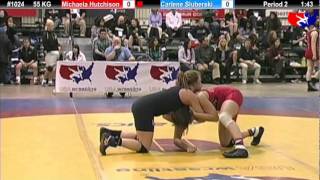 2011 U.S. Open SAT WM 55 KG: Michaela Hutchison vs. Carlene Sluberski Champ. Round 2