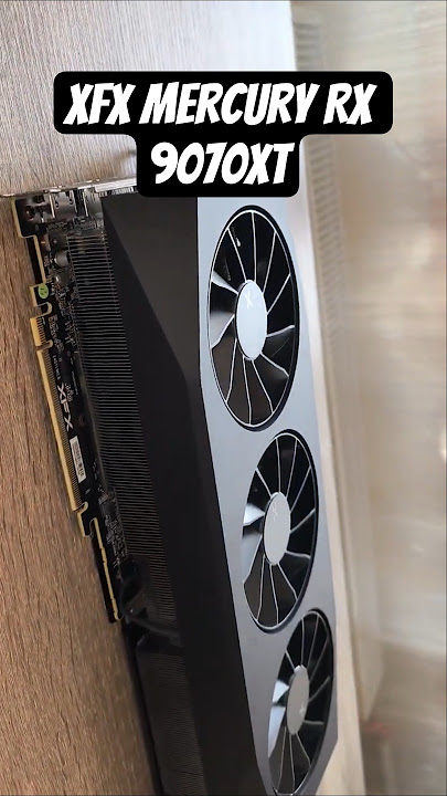 XFX Mercury AMD Radeon RX 9070XT: Unboxing and Showcase