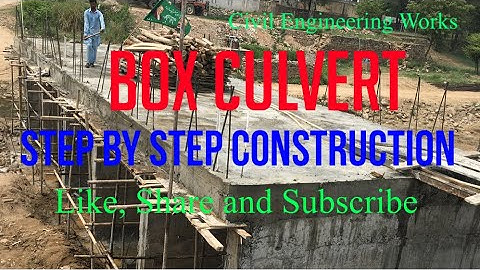MULTIPLE BOX CULVERT|STEP BY STEP CONSTRUCTION