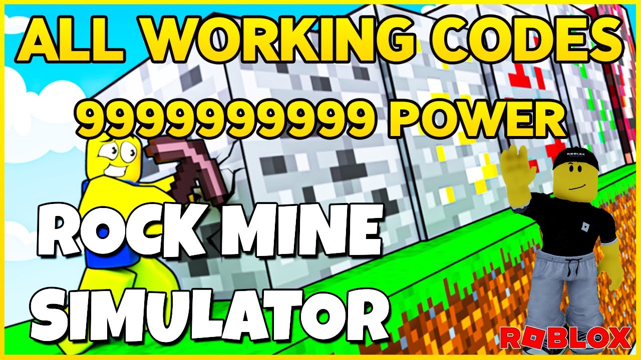 Rock Mine Simulator codes