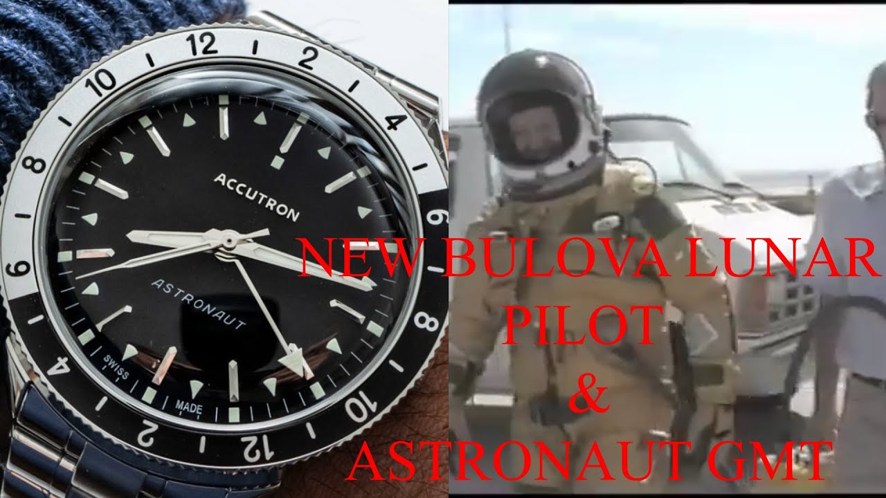 NEW BULOVA LUNAR PILOT & ASTRONAUT GMT