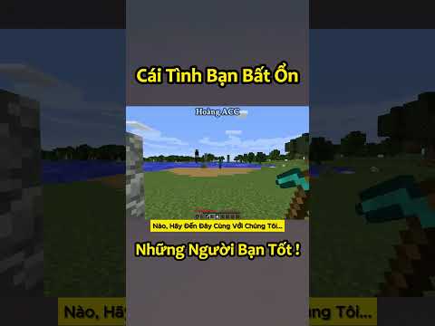 Cái Tình Bạn Bất Ổn Của Anh Đen Xì Xì Trong Minecraft 🤣 #shorts
