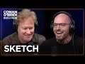 Paul Scheer Refused To Shave His Head For Conan’s Show | Conan O&#39;Brien Needs A Friend