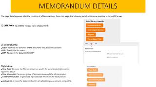 5- Memorandum Details