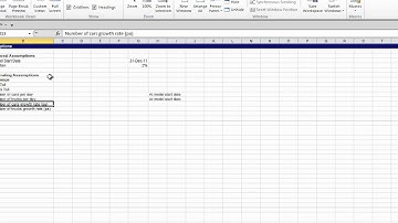 A 60 Minute Recipe for creating a Simple Project Finance Model - Part 1