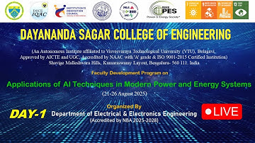 Faculty Development Program on Applications of AI Techniques in Modern Power and Energy Systems day1