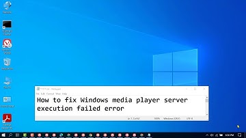 How to fix Windows media player server execution failed error