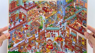 [ASMR]DIY a lively New Year's market
