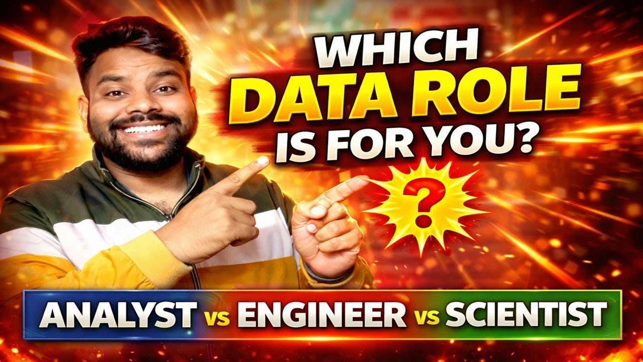 Data Analyst vs Data Engineer vs Data Scientist | Which Data Career is ...