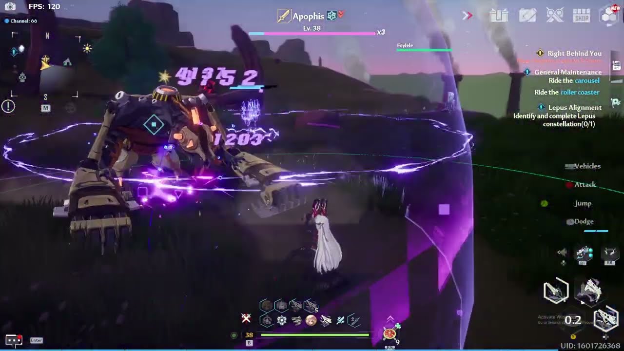 Tower of Fantasy Global: Nemesis 6Stars Max Matrices solo (almost) vs Apophis