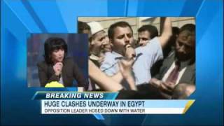 Egypt Revolts, Riots: Internet Shut Down! Clashes Underway 1/28/2011