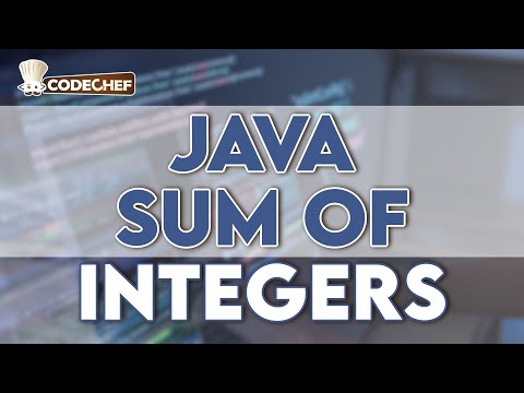 Java Sum of Integers