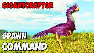Gigantoraptor ARK Ascended Spawn COMMAND | How To Summon GIGANTORAPTOR ASA Code