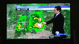 Robert Gauthreaux III weather update for Dayton,Ohio whio t.v.