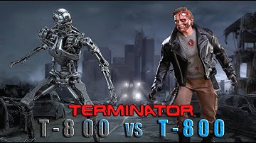 TERMINATOR - T800 vs T800 (stop motion)