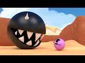 Pinky pacman vs black pacman monster