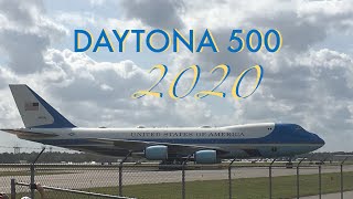AIR FORCE ONE AND THE THUNDERBIRDS CAME FOR THE DAYTONA 500