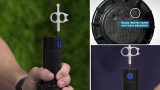 How to identify the adjustment sockets on a Hunter PGP rotor