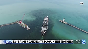 SS Badger cancels trips again amid mechanical issues