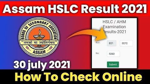 how to check assam hslc result 2021 | SEBA result 2021 |Seba hslc result kaise check kare online