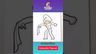 Drawing Little Singham cartoon #shorts