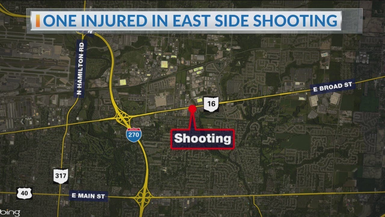 One injured in east Columbus shooting - YouTube