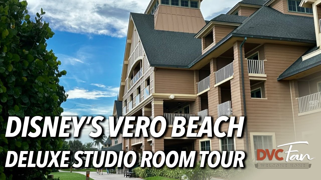 Tour A Deluxe Studio Villa At Disney S Vero Beach Resort Youtube