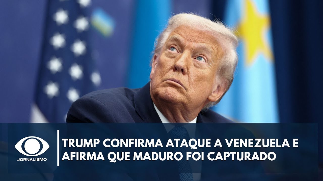 Trump confirma ataque a Venezuela e afirma que Maduro foi capturado