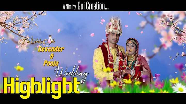 Davender & Pooja Wedding highlight||New  Wedding h...