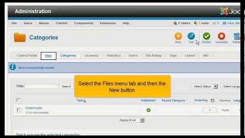 How to add the Phoca Download Manager in Joomla 2.5