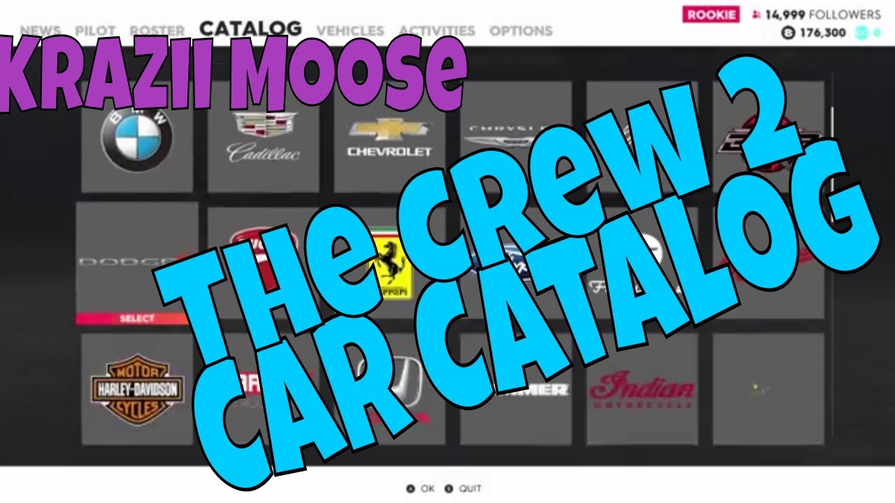 The Crew 2 Car Catalog YouTube