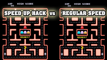 Ms Pacman Speed Up Hack VS Regular Speed