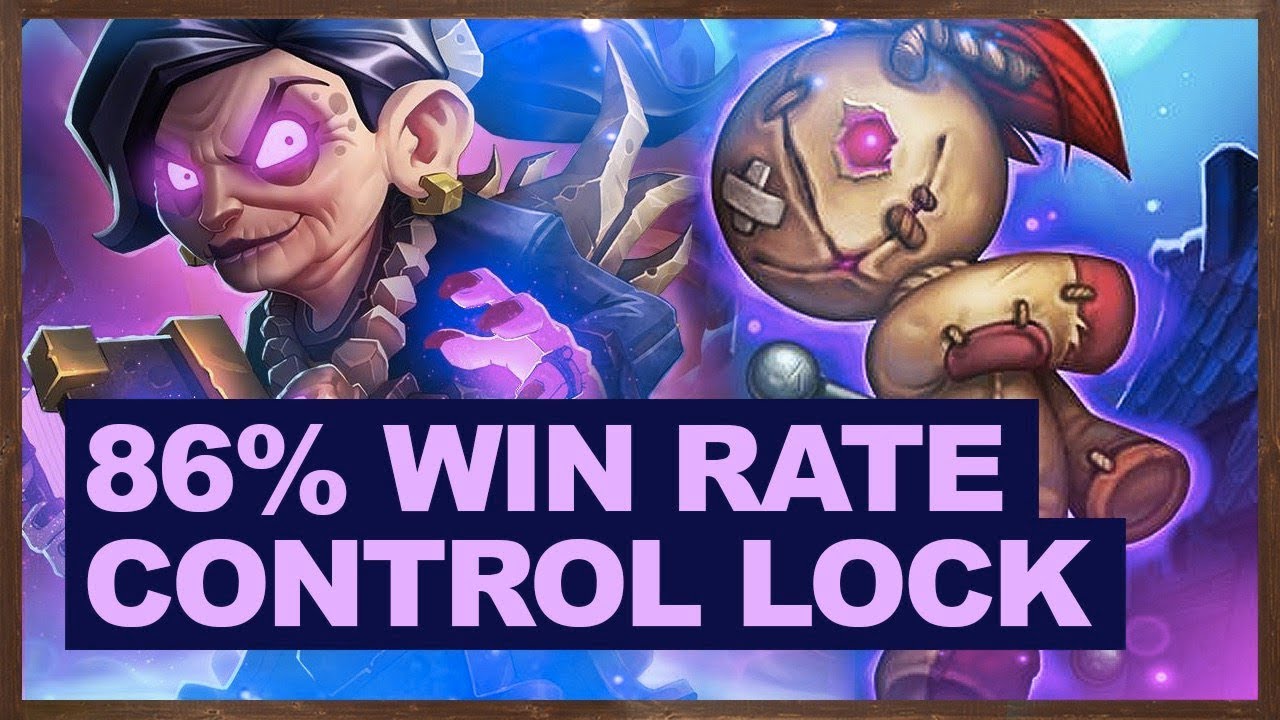 86% Win Rate Control Warlock | The Witchwood Hearthstone