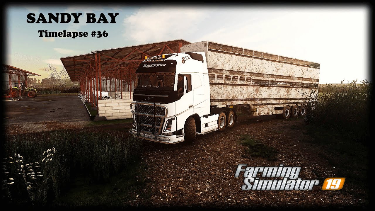 Building seed production, buying sheep/beef cows, selling manure | Sandy Bay | FS19 Timelapse #36