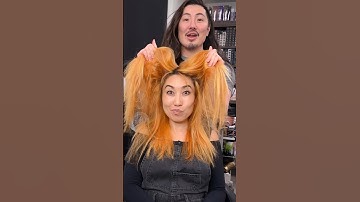 Removing Black Box Dyed Hair Color on @blogilates with @Guy_Tang  #mydentity