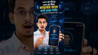 ফ্রিতে Ai দিয়ে ভয়েস তৈরি করুন হুবহু মানুষের মতো 😱#AI #voiceover #tips #shorts