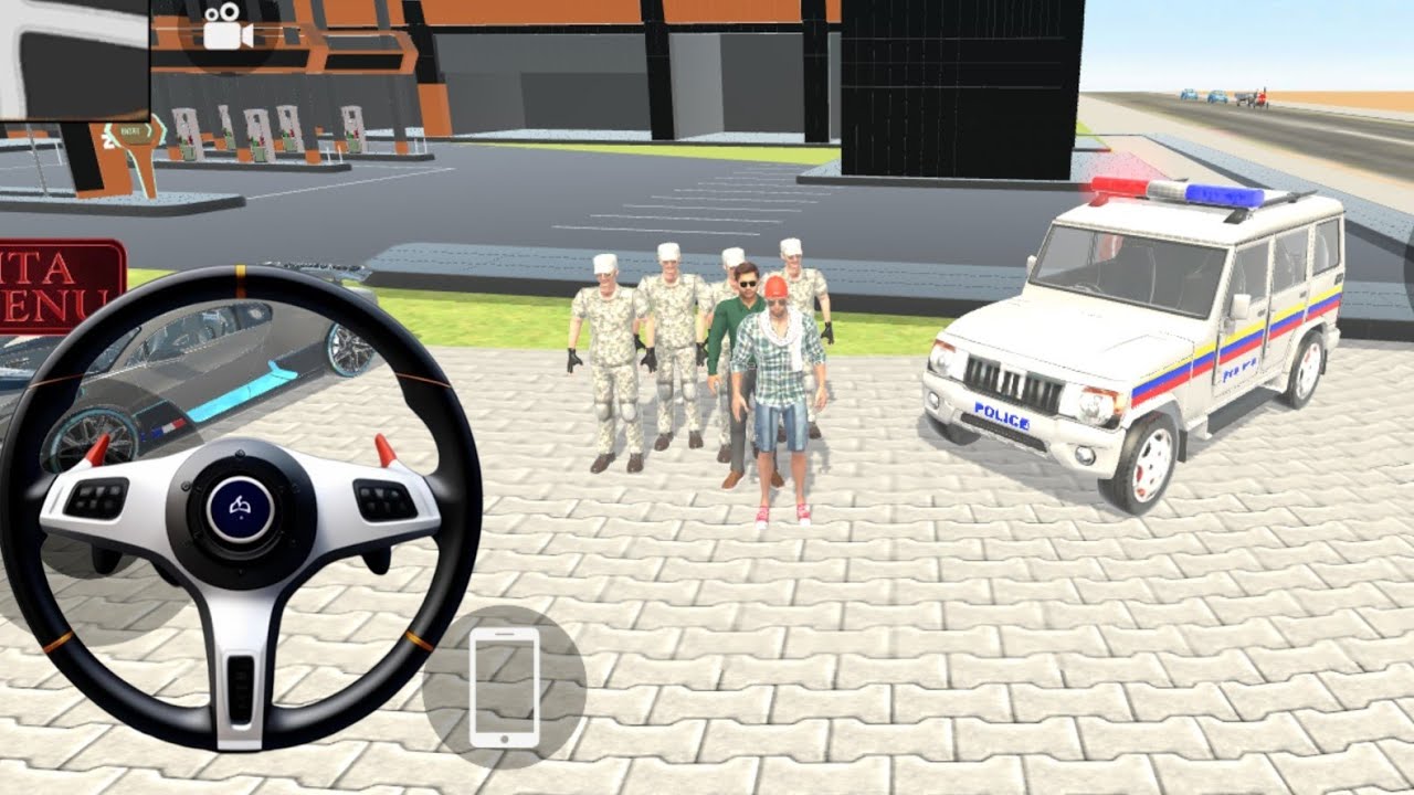 Indian thief auto simulator car game Ms dhone k petrol pump dhekna chala Franklin.