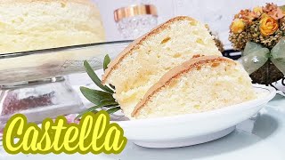 RECEITA FÃCIL DE BOLO CASTELLA ( KASUTERA) - O famoso bolo fofinho japonÃªs
