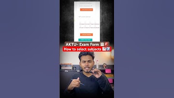 How to Fill AKTU Exam Form 📑2025-26 ? Step-by-Step Guide 🏆