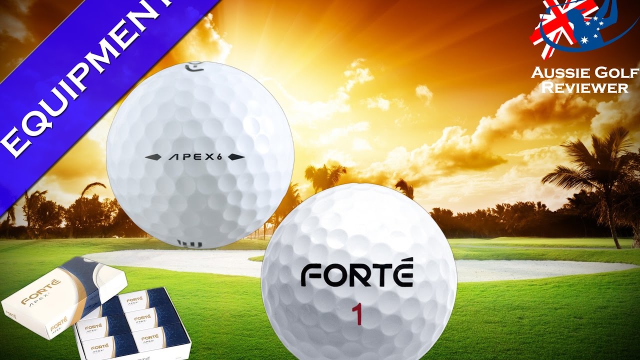 FORTE APEX 6 GOLF BALL REVIEW FORTÉ GOLF BALLS YouTube