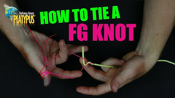 How to Tie a FG Knot - Tackle Tactics Animated Knot Series