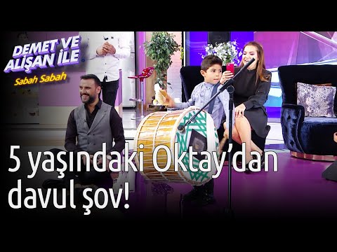 Demet ve Alişan ile Sabah Sabah | 5 Yaşındaki Oktay'dan Davul Şov!