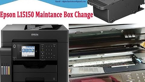 Epson L15150 Printer Maintenance Box Change | Replacement | Reset