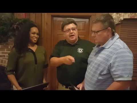 Kimber Gist & Will Rogers honored