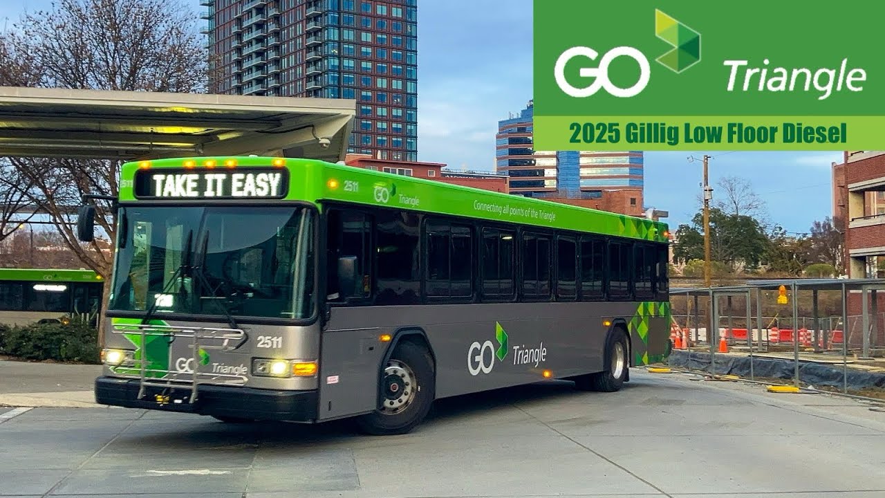 GoTriangle: NEW 2025 Gillig Low Floor Diesel (2511) on the 700