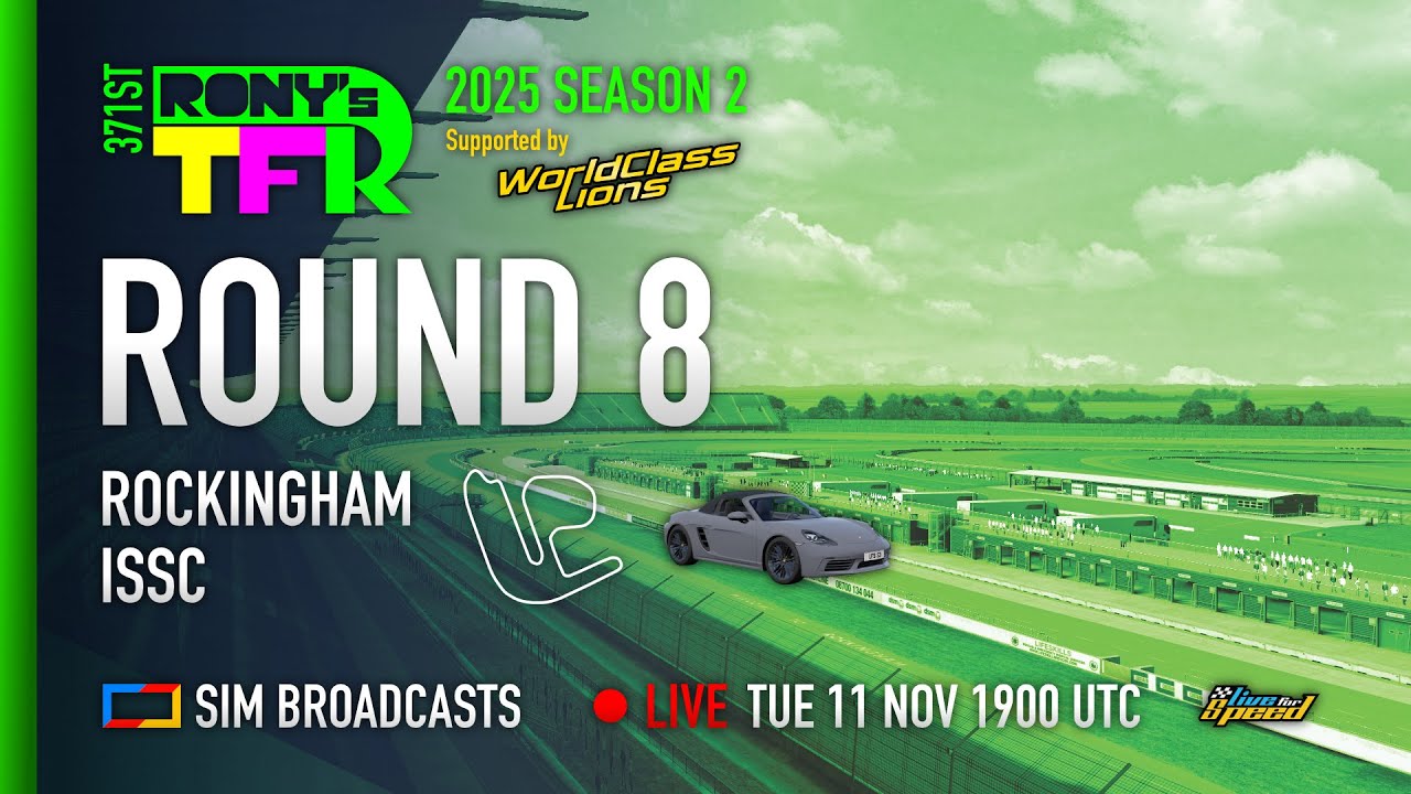 371st Rony's Tuesday Fun Race - 2025 Season 2 Round 8 | Live for Speed