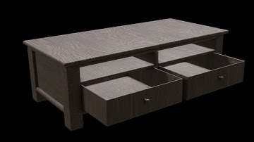 TV stand 3D Blender